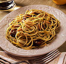sweet & hot spaghetti with gremolata