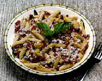 sun dried tomato & walnuts with penne
