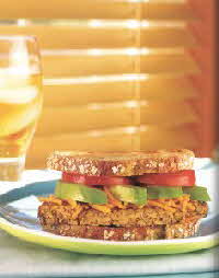 TEMPEH DAGWOOD SANDWICH