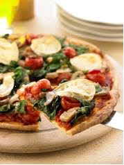Vegetarian Spinach Pizza
