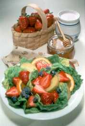 Fruit Salad With Strawberries And Cream