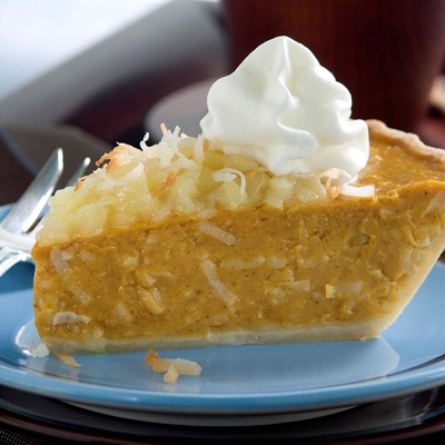 tropical pumpkin pie