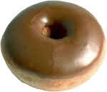 Chocolate glazed doughnut